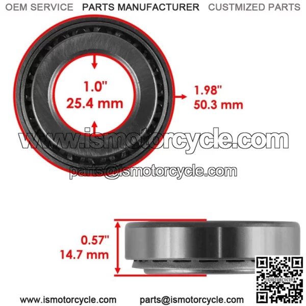 107-1627 106-3211 Spindle Bearings For Toro Z 500 557 553 555 557 528 Z587 L - Image 2