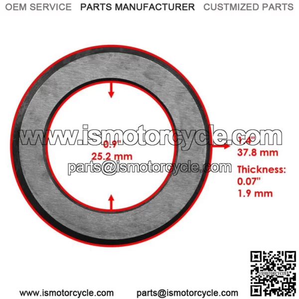 Swingarm Needle Bearing with Washer For Yamaha Raptor 700 2006-2022 (For: Yamaha Raptor 700) - Image 2