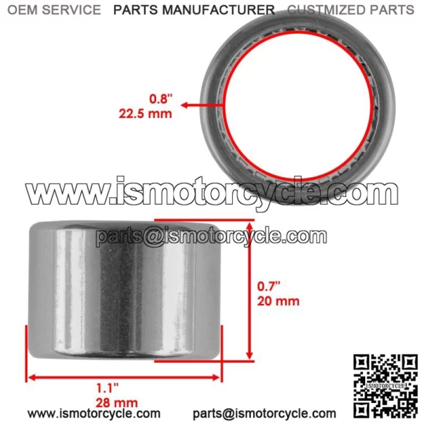 Swingarm Needle Bearing with Washer For Yamaha Raptor 700 2006-2022 (For: Yamaha Raptor 700) - Image 3