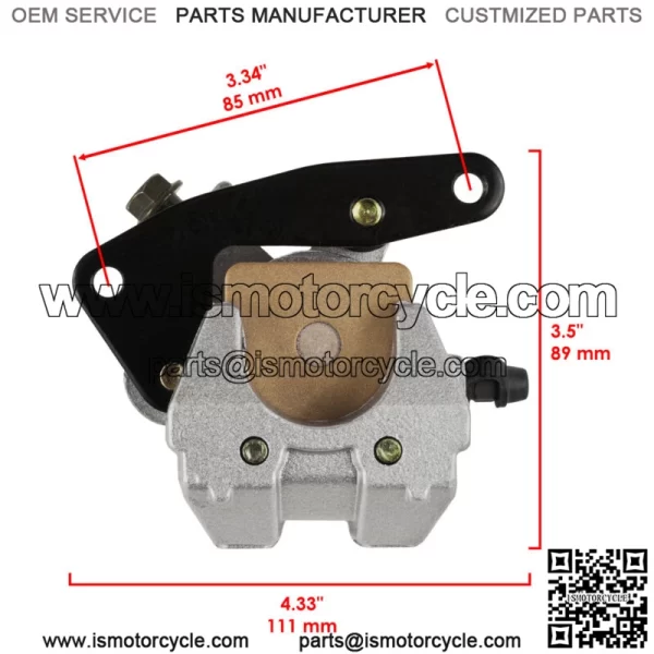 Front Right Brake Caliper W/Pads For Kawasaki KFX400 2003-2006 - Image 2