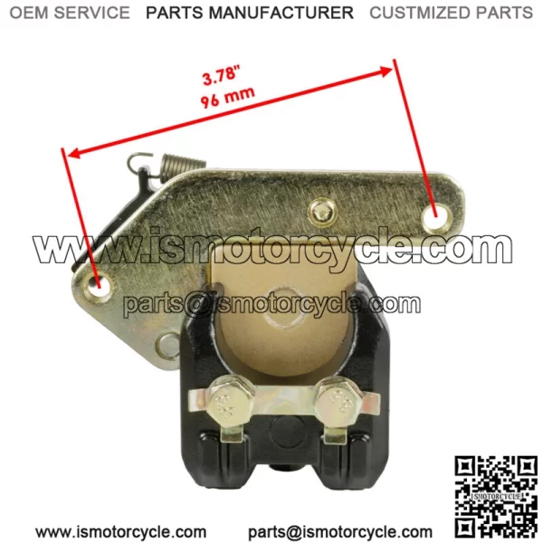 Rear Brake Caliper w/ Pads for Yamaha Blaster 200 YFS200 2003 2004 2005 2006 (For: Yamaha YFS200) - Image 2