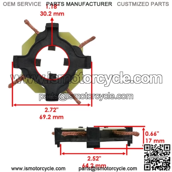 31231-PH9-004 31211-PH9-004 Starter Holder Brush for Cub Cadet - Image 2