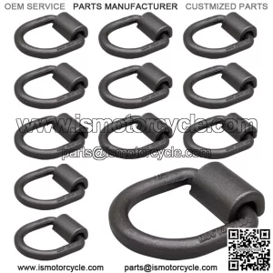 Heavy Duty Welded Forged D-Rings #12 Pack