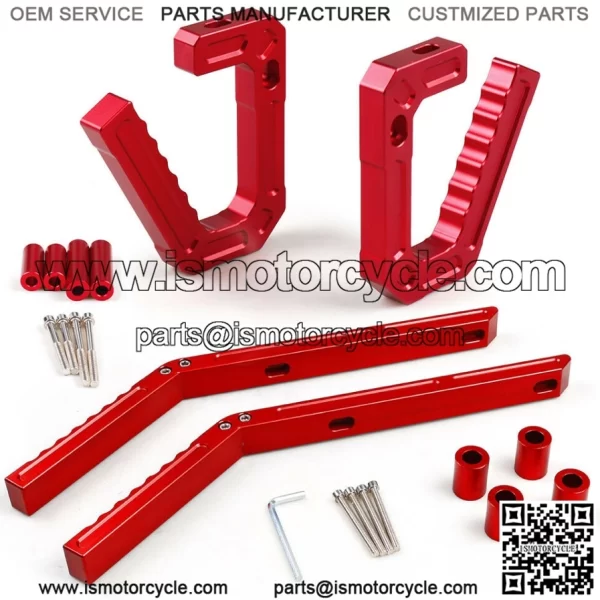 07-18JK Wrangler front and rear armrests#red