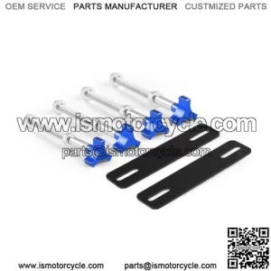 Mud escape plate mounting bracket 1# (145mm) blue