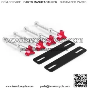 Mud escape plate mounting bracket 1# (145mm) red