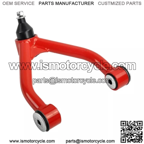 For 1988-1998 Chevrolet GMC K1500 4WD 2-4" Lift Front Upper Control Arms Red - Image 2