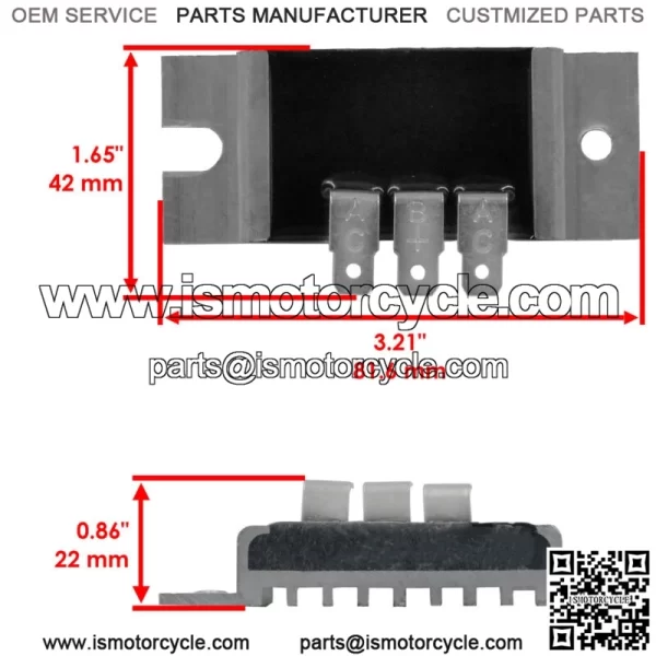 MIU14478 Regulator Rectifier For John Deere 647 657 667 717 727 LT LTR 180 S240 - Image 2