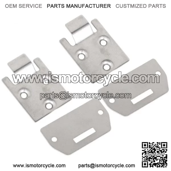 NEW Set of 2 Seat Bottom Hinge and Plate for EZGO TXT/Medalist 1995 Up Golf Cart