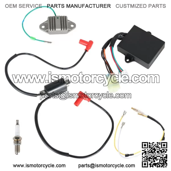 For BANSHEE 350 1997-2006 Ignition Coil Igniter CDI BOX Regulator Spark Plug Kit - Image 3
