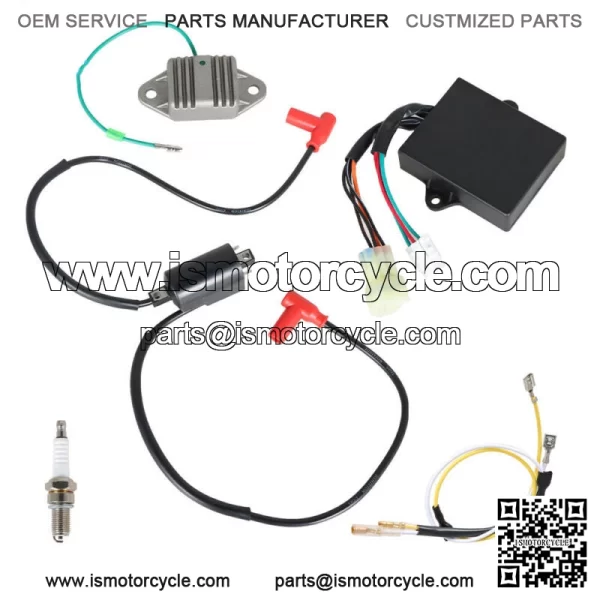 For BANSHEE 350 1997-2006 Ignition Coil Igniter CDI BOX Regulator Spark Plug Kit - Image 4
