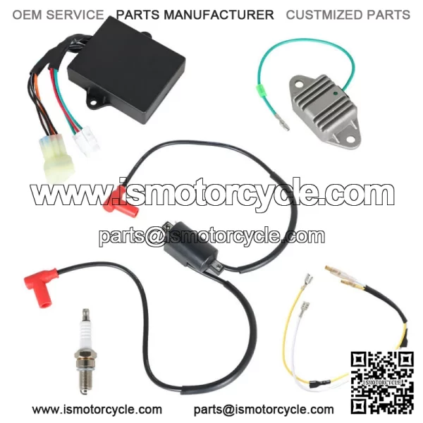 For BANSHEE 350 1997-2006 Ignition Coil Igniter CDI BOX Regulator Spark Plug Kit - Image 5