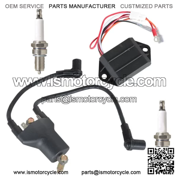 For EZGO Golf Cart 4 Cycle Gas 1996-1998 Ignition Coil CDI Ignitor AC Spark Plug