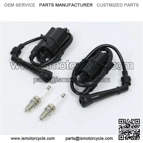 2x Ignition Coil Spark Plug For Suzuki Intruder VS700GL VS750GLP VS800GL 1986-04 - Image 2