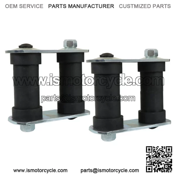 For Camaro Nova Firebird Leaf Spring Rear Shackle Kits Shackles Bushings Kit - Image 3