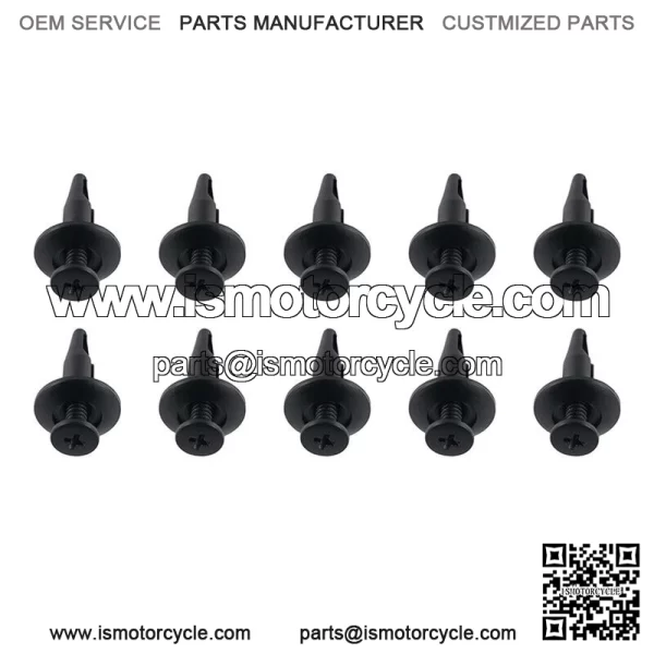 Fit For Yamaha Viking EPS/VIEPS/Ranch Edition 6mm Plastic Fender Rivets Clip Pin (Fits: Yamaha Rhino 660)