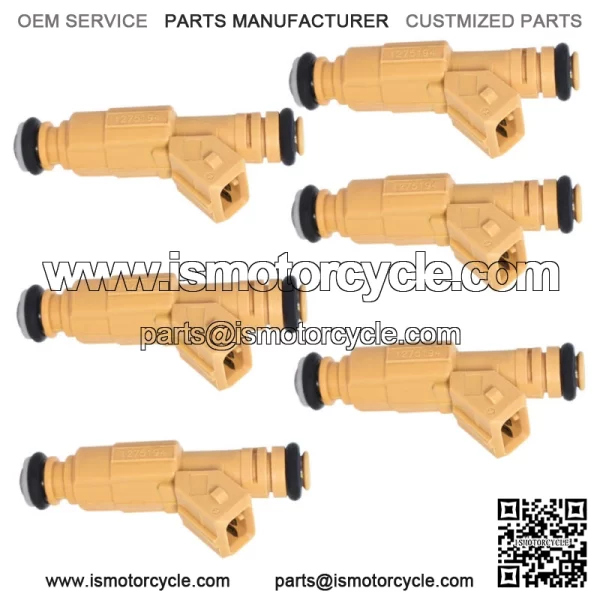 Fit For Jeep Grand Cherokee Wrangler Cherokee 4.0L 6 Pcs Fuel Injectors FJ583 - Image 2
