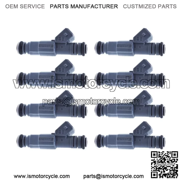 8 PCS Fuel Injectors For Chevrolet Corvette Pontiac Dodge Dakota Ram 0280156211 - Image 2