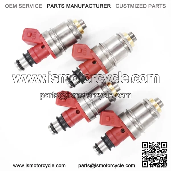 4X Fuel injectors 16600-86G00 For 1990-1994 Nissan D21 1995 Pickup 2.4L 2-Door - Image 2