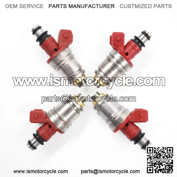 4X Fuel injectors 16600-86G00 For 1990-1994 Nissan D21 1995 Pickup 2.4L 2-Door - Image 4