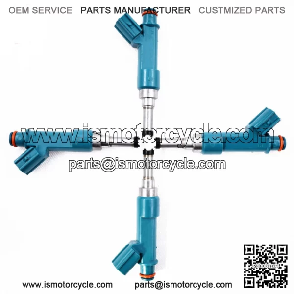 23250-37020 Set Of 4 Fuel Injectors Fit For 2011 Lexus CT200h 1.8L 4-Door