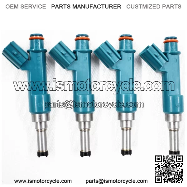 23250-37020 Set Of 4 Fuel Injectors Fit For 2011 Lexus CT200h 1.8L 4-Door - Image 2
