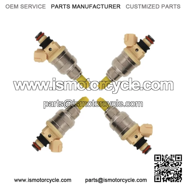 INP-470 4 Pcs Upgraded Fuel Injectors For 1998 Chevrolet Tracker 1.6L 2/4-Door - Image 2