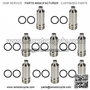 8 Sets Injector Cup & O-rings For 2001-04 Gm 6.6l Duramax 97188463Lb7