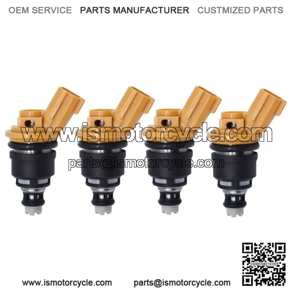 4 x Side 555cc Fuel Injectors For Nissan Silvia S13/14/15 SR20DET 16600-RR543
