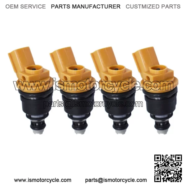 4 x Side 555cc Fuel Injectors For Nissan Silvia S13/14/15 SR20DET 16600-RR543 - Image 2