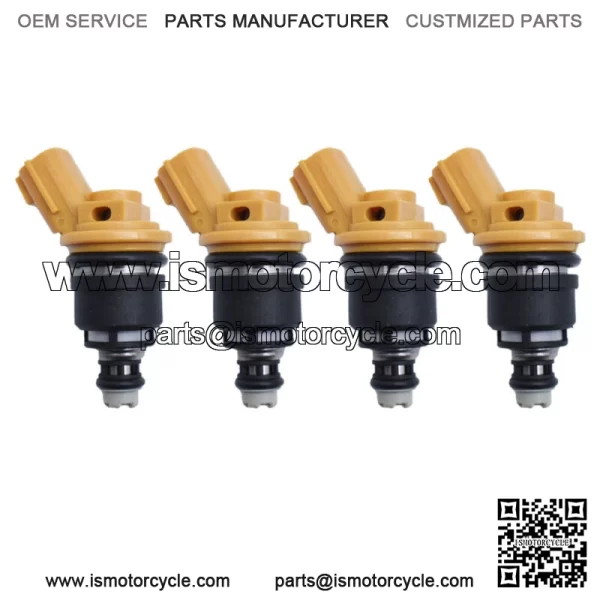 4 x Side 555cc Fuel Injectors For Nissan Silvia S13/14/15 SR20DET 16600-RR543 - Image 3