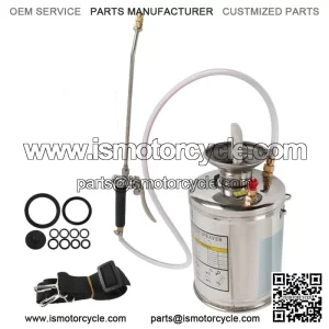 Stainless Steel 1 Gallon Hand-Pump Sprayer With Reinforced Hose 4L 12" Wand 3FT