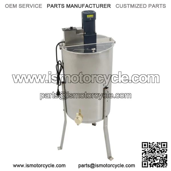 Electric Honey Extractor Stainless Steel Power Beekeeping Extractor 2/4 Frames - Image 2