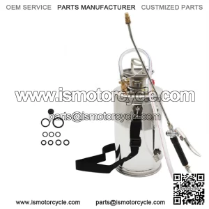 1.5 Gallon Stainless Steel Sprayer With Reinforced Hose Adjustable Nozzles 6 L