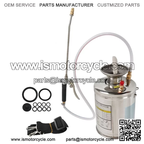 1/1.5/2/3/3.5 Gallon Stainless Steel Sprayer With Adjustable Nozzles Hose 14 L - Image 2