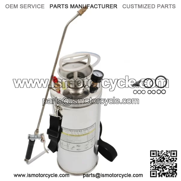 1/1.5/2/3/3.5 Gallon Stainless Steel Sprayer With Adjustable Nozzles Hose 14 L - Image 4