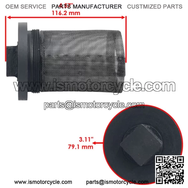 Oil Pan Plug & Screen w/ Gasket For Ford 1801 1811 1821 1841 1871 1881 2030 2130 - Image 2