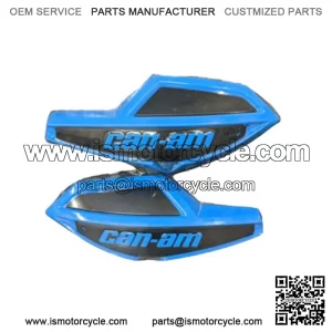 Can-Am Outlander Renegade Octane Blue Handlebar Wind Deflector Pair 715003814