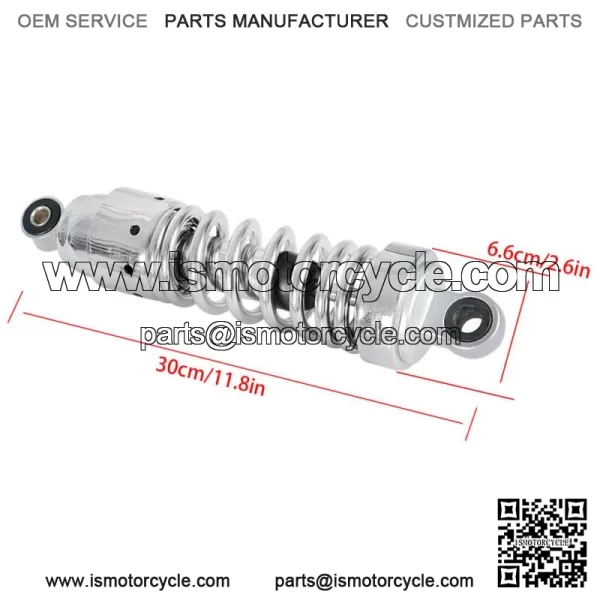 10.75" Rear Shocks Absorber For Honda Shadow VT1100C Rebel 250 CMX250C 1986-2014 - Image 5
