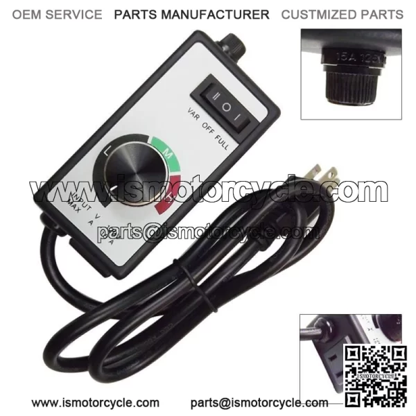For Router Fan Variable Speed Controller Electric Motor Rheostat AC 120V Newest