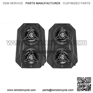 Bluetooth 6.5" 4 Speaker Overhead Stereo UTV Golf Cart Audio Sound Bar System (Fits: Yamaha Rhino 660)