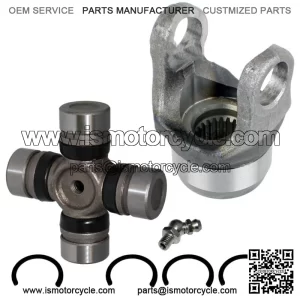 Front Drive Shaft Yoke W/U-Joint for Yamaha Rhino 660 YXR660 4X4 2004-2007 (For: 2006 Yamaha Rhino 660)