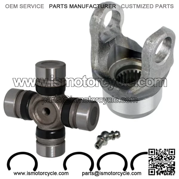 Front Drive Shaft Yoke W/U-Joint for Yamaha Rhino 660 YXR660 4X4 2004-2007 (For: 2006 Yamaha Rhino 660)