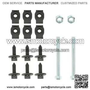 For 1967-1981 Camaro Front Leaf Spring Bracket Mounting Eye Bolts J-Clips