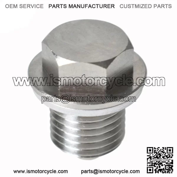 Stainless Steel Oil Drain Plug with NEODYMIUM Magnet (M14 x 1.5 MM)  New - Image 4