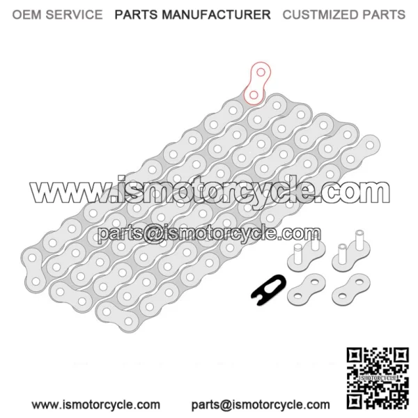 Drive Chain For Kawasaki ZX1200 Ninja ZX-12R 2000-2005 530 Pitch 116 Link - Image 2