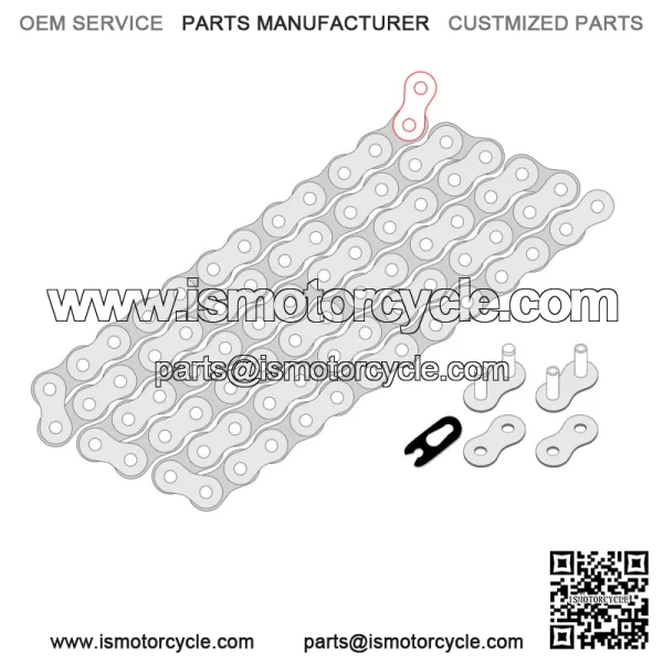 Drive Chain & Sprockets For Kawasaki KX250X 2021-23  520 Pitch 114 Link - Image 2