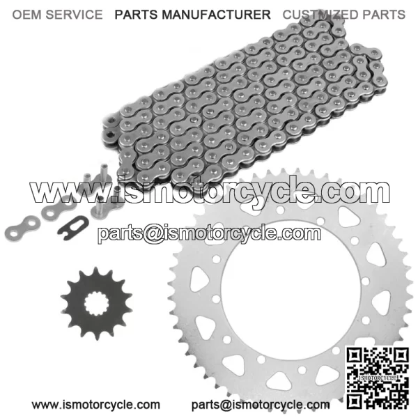 Drive Chain & Sprockets For Yamaha WR400F 1998 520 Pitch 114 Link