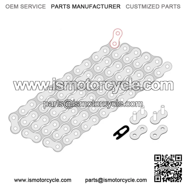 Drive Chain & Sprockets For Suzuki RMX250 1989-1998 520 Pitch 114 Link - Image 2
