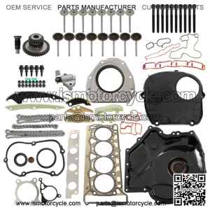 Engine Timing Chain & Cover Kit For Audi VW 1.8L 2.0L TFSI Jetta A4 Replacement